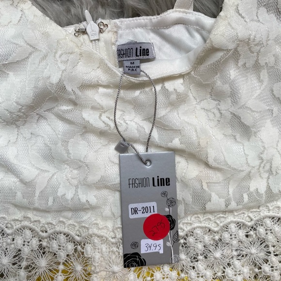 Lace Chiffon Spaghetti Strap Dress - Picture 5 of 6